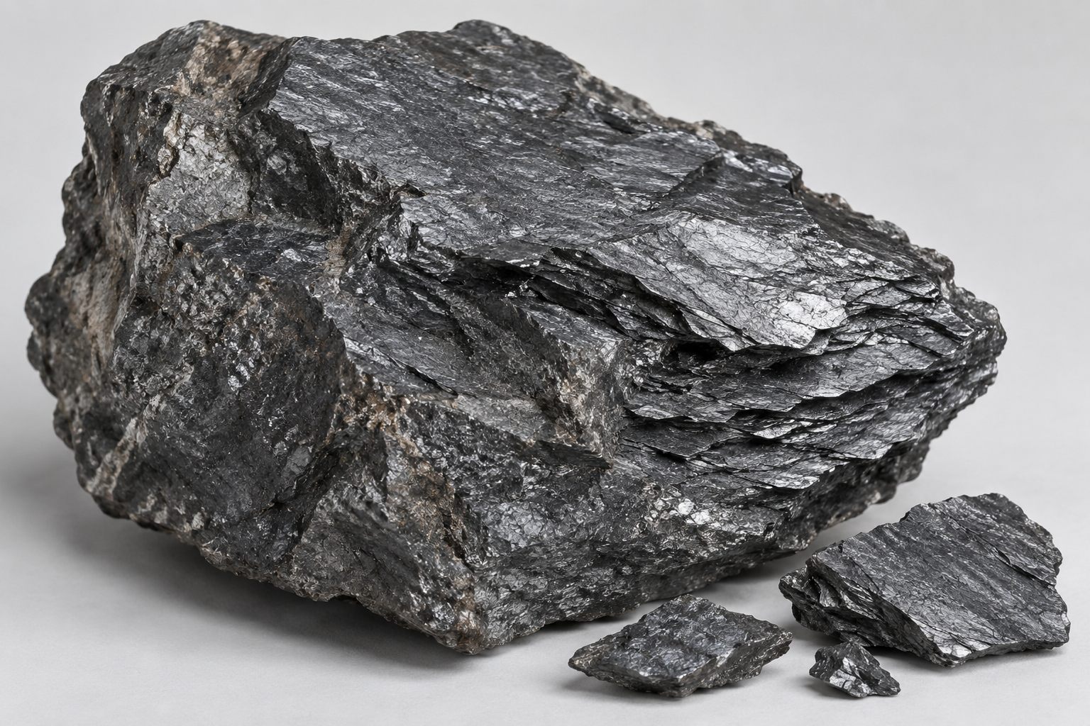 Graphite mineral specimen